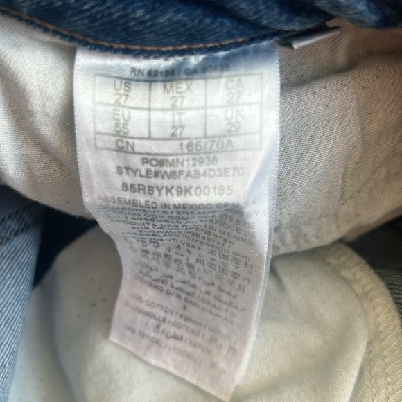 GUESS JEANS | Slim Straight Jeans Size 27 - Picture 8 of 8